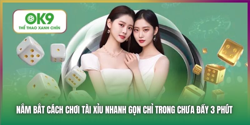Nắm bắt cách chơi tài xỉu nhanh gọn chỉ trong chưa đầy 3 phút